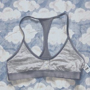 cute aerie button ribbed/henley bralette